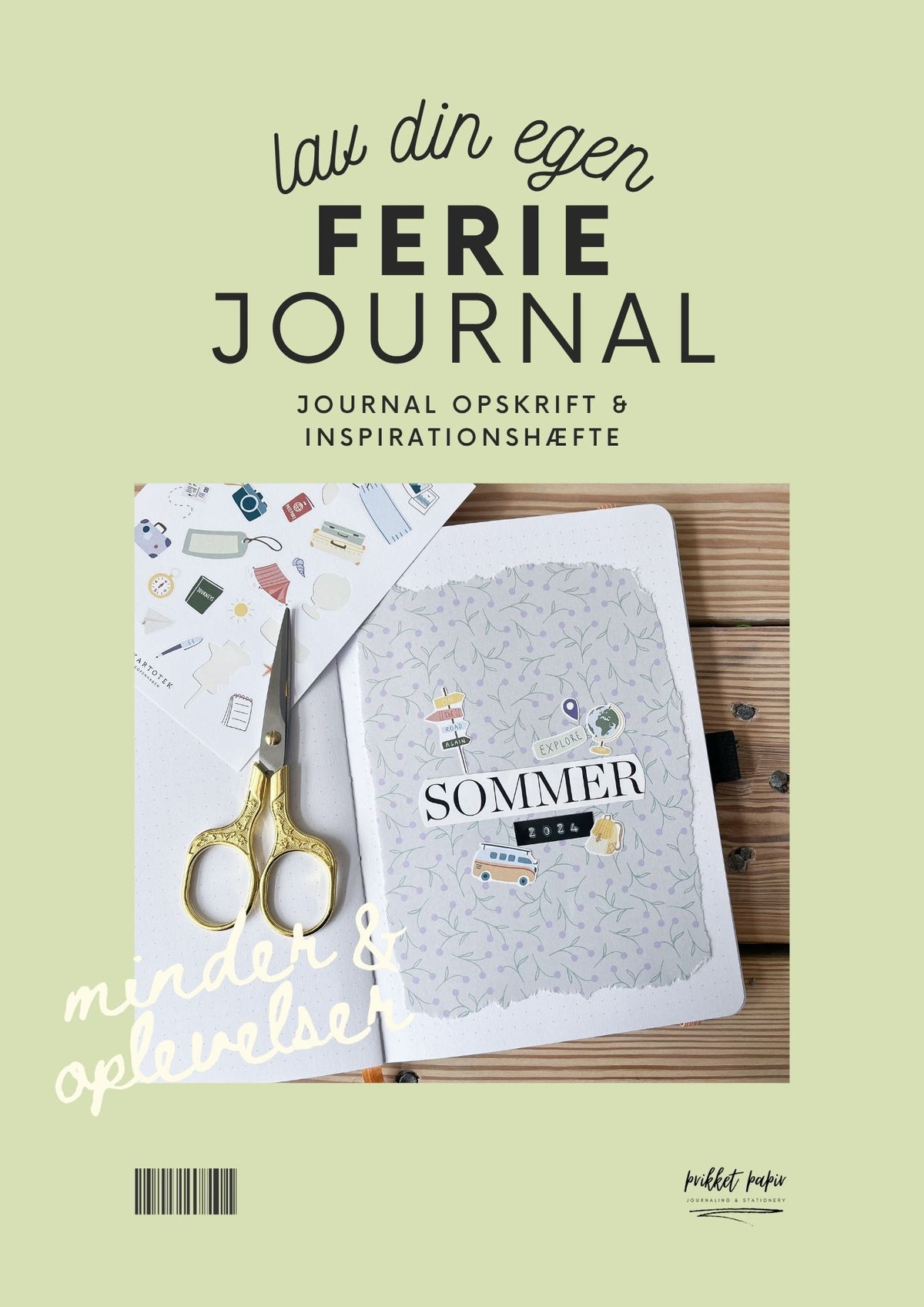 Journal opskrift: Ferie journal